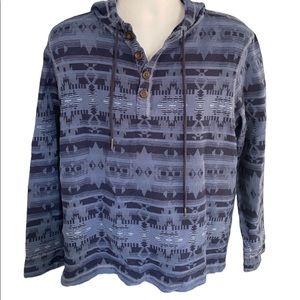 Lucky Brand Southwestern Hoodie! Western Aztec Hoodie Size: Medium